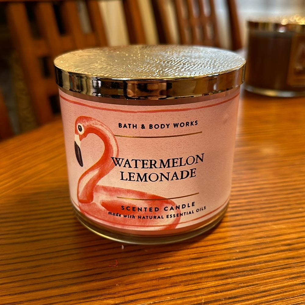 Bath and body works 3 wick candle